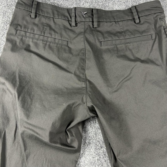 Birddogs Pants Mens 34x32 Gray Chino Slim Fit Lined Stretch Casual Golf Travel - Picture 7 of 10